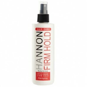 HANNON Style Freeze Firm Hold Hairspray 250ml - Strong Firm hold hairspray, non-aerosol, water soluble and non-sticky formula