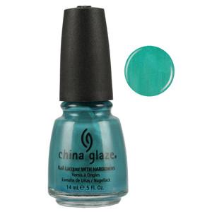 Passion In The Pacific China Glaze Blue Green Shimmer Nail Varnish