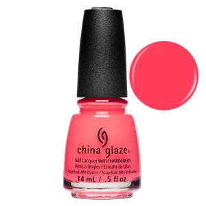 Sun-set The Mood China Glaze Bright Pink Nail Varnish