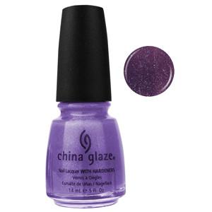 Grape Juice China Glaze Deep Purple Glitter Nail Varnish