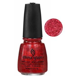 Ring In The Red China Glaze Pink Red Glitter Nail Varnish