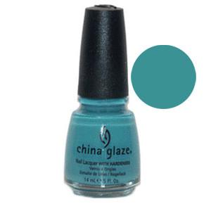 Custom Kicks China Glaze Aqua Green Shimmer Nail Varnish