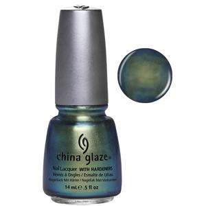 Unpredictable China Glaze Green Chrome Nail Varnish