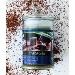C4O-0013 - Tabacchi Scented Candle in Glass Jar – 150 ml