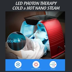 HiTechBeauty - LED PDT Light device with Nano Steam (UV + Hot / Cold Spray)