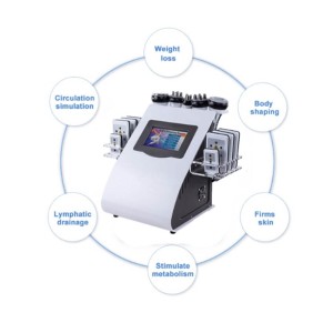 Alternative view of HiTechBeauty - 6 in 1 RF Cavitation slimming machine with laser lipo