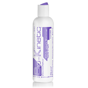 Bio-Kinetic Silver Shimmer Cleanse 250ml - Neutralising Yellow Undertones, For Blond & Silver Grey Hair, Brightens Grey & Blonde Hair