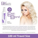 Bio-Kinetic Eezi Blond 100ml Travel Size - Brightens Grey & Blonde Hair, Anti-Yellow, Porosity Equalising, Moisturising Detangler