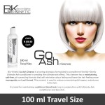 Bio-Kinetic Go Ash Cleanse 100ml Travel Size - Ash Effect, For Platinums & Greys, Neutralises Warm Undertones (gold / copper)
