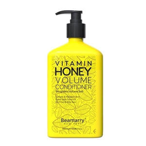 Beamarry Vitamin Honey Volume Conditioner 380ml - Weightless, Volume, Soft. Sulfate & Paraben Free, Color Safe Formula for Fine & oily Hair