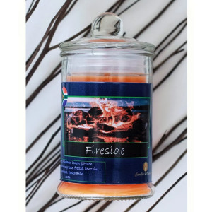 C4O-0018 - Fireside Scented Candle in Glass Jar – 150 ml
