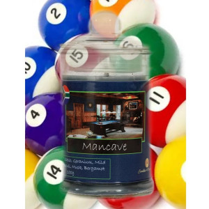C4O-0017 - Mancave Scented Candle in Glass Jar – 150 ml