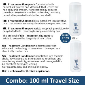 Icon - Travel Pack 100ml Silk Treatment Duo (Shampoo and Conditioner 100ml)