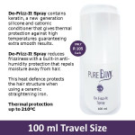 Pure Envy De-Frizz-It Spray (Sulphate-Free) 100ml Travel Size - Straight & Sleek Thermal Protection Spray with Keratin