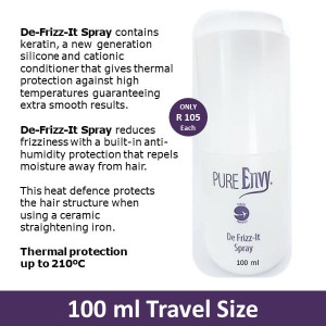 Pure Envy - De-Frizz-It Spray (Sulphate-Free) 100ml Travel Size