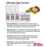 ICON Ultimate Spa Moiturising 4 Pack (Shampoo, Conditioner, Mask and Hydro) - Replenishes moisture, improves volume, shine, prolongs colour, repairs damaged hair