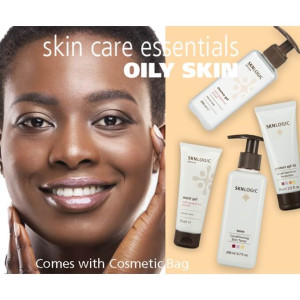 Alternative view of SKNLogic - Essentials Kit - Oily Skin (Cleanse Gel, Tone, Moist Gel Protect SPF 40 and Cosmetic Bag)