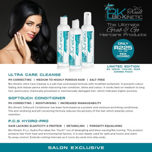 Alternative view of Bio-Kinetic - Detangle Split Ends Travel Bundle Trio Pack (Ultra Care Cleanse, Softouch Conditioner & PCS Hydro-Pro) - 3 x 100ml