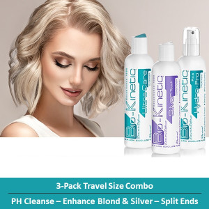 Bio-Kinetic - Enhance Blond & Silver Travel Bundle Trio Pack (Ultra Care Cleanse, SilverTouch Conditioner & PCS Hydro-Pro) - 3 x 100ml