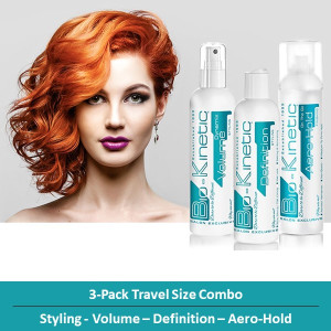 Bio-Kinetic - Defined Volume Hold Travel Bundle Trio Pack (Volume, Definition & Aero-Hold) - 3 x 100ml