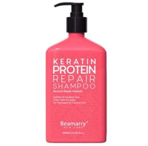 Alternative view of Beamarry Keratin Protein Repair Shampoo 380ml - Nourishing, Repair, Hydrate. Sulfate & Paraben Free, Color Safe Formula for Dry & Damaged Hair