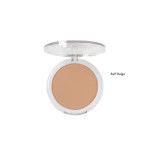 Pressed powder compact in Buff Beige with a clear, open lid showing the powder itself.