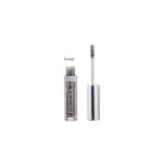 Glittery liquid eyeshadow in shade Forest with applicator wand beside the bottle