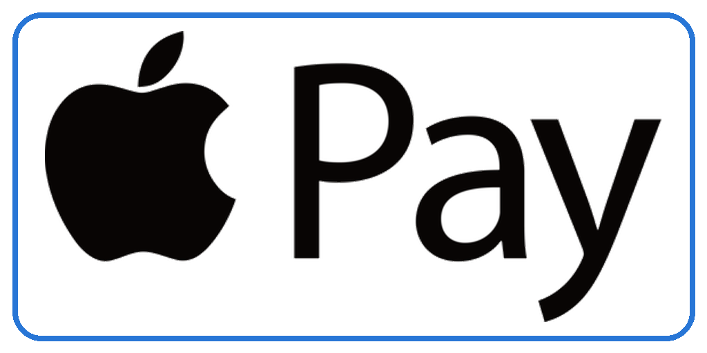 Apple Pay logo on a white background